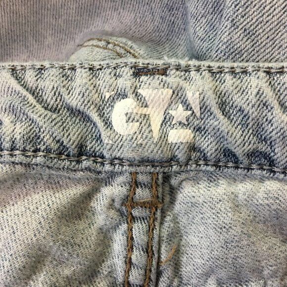 Garage Boyfriend Jeans Women’s Size 5 31x28 All Cotton Denim Acid Wash Style - Picture 6 of 9